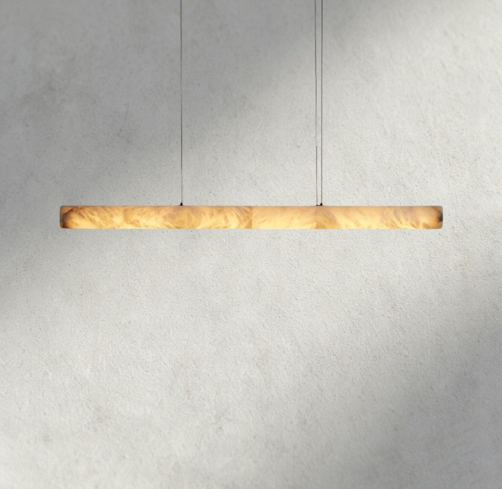 Halima Linear Alabaster Chandelier - Zelno