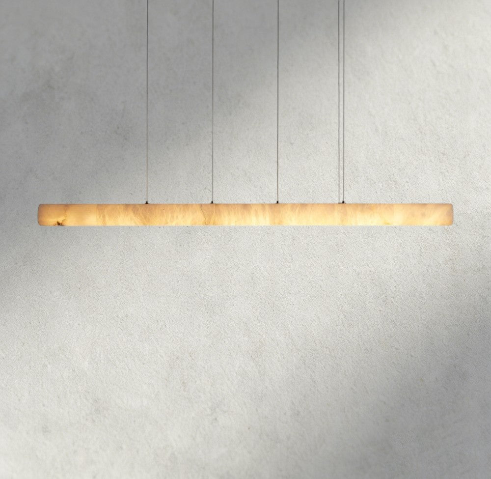 Halima Linear Alabaster Chandelier - Zelno