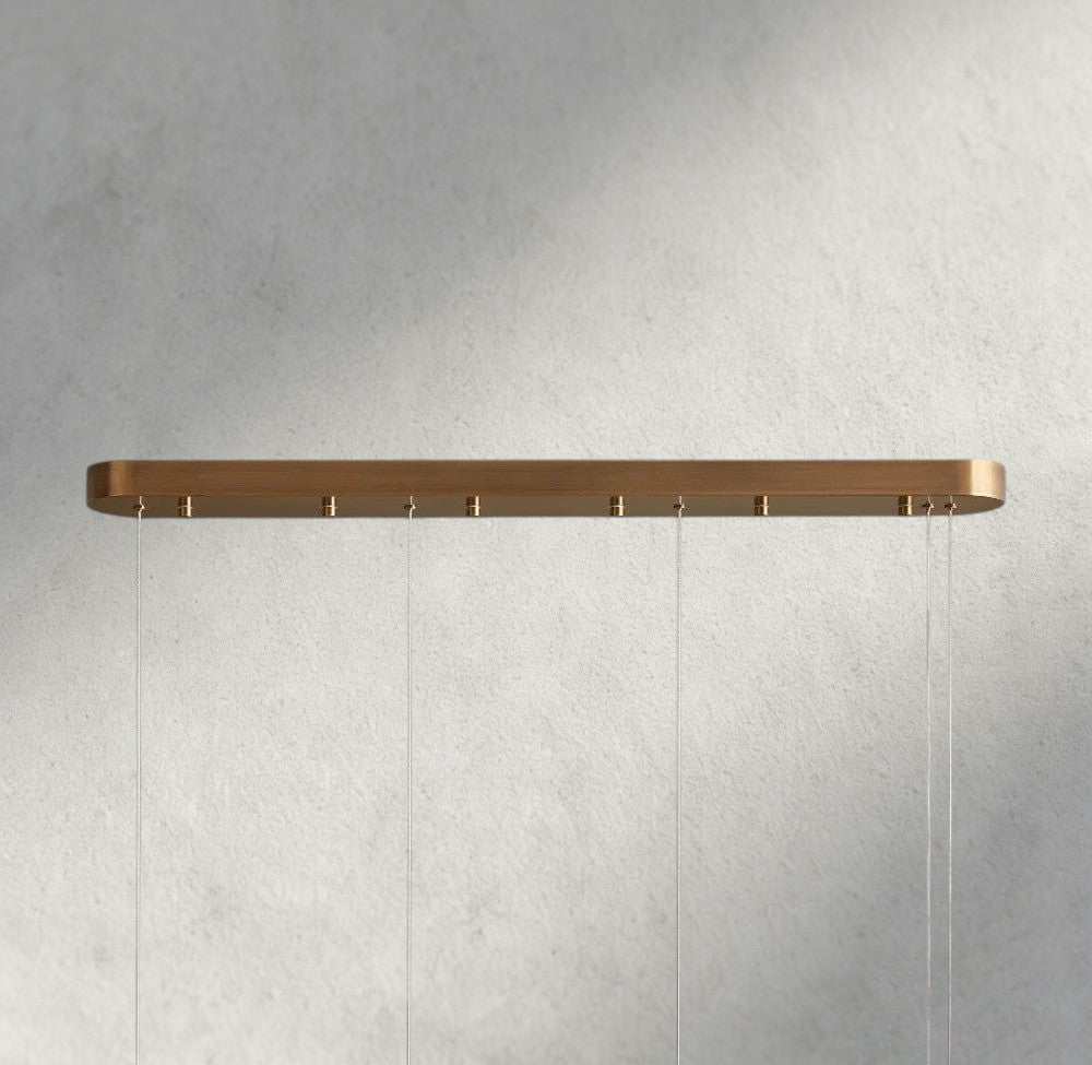 Halima Linear Alabaster Chandelier - Zelno