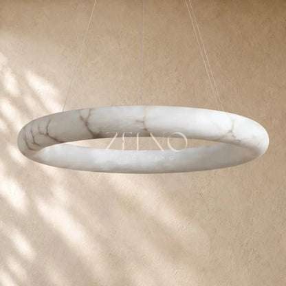 Halimas Halo Alabaster Chandelier - Zelno