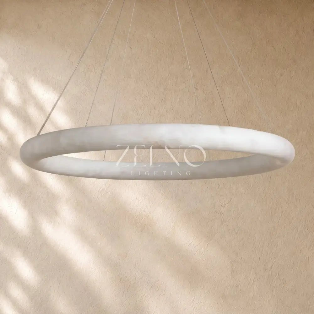 Halimas Halo Alabaster Chandelier - Zelno