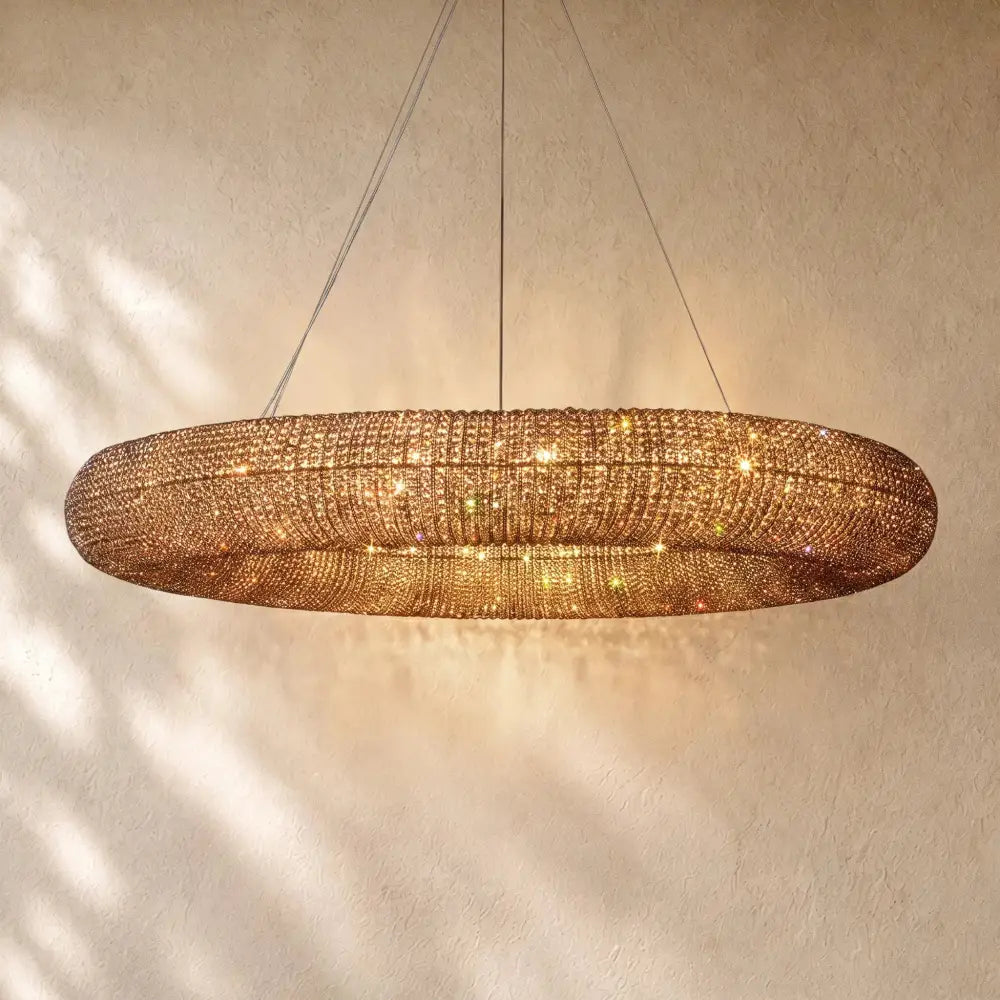 Halo Round Led Chandelier - Zelno