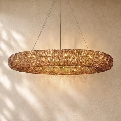 Halo Round Led Chandelier - Zelno