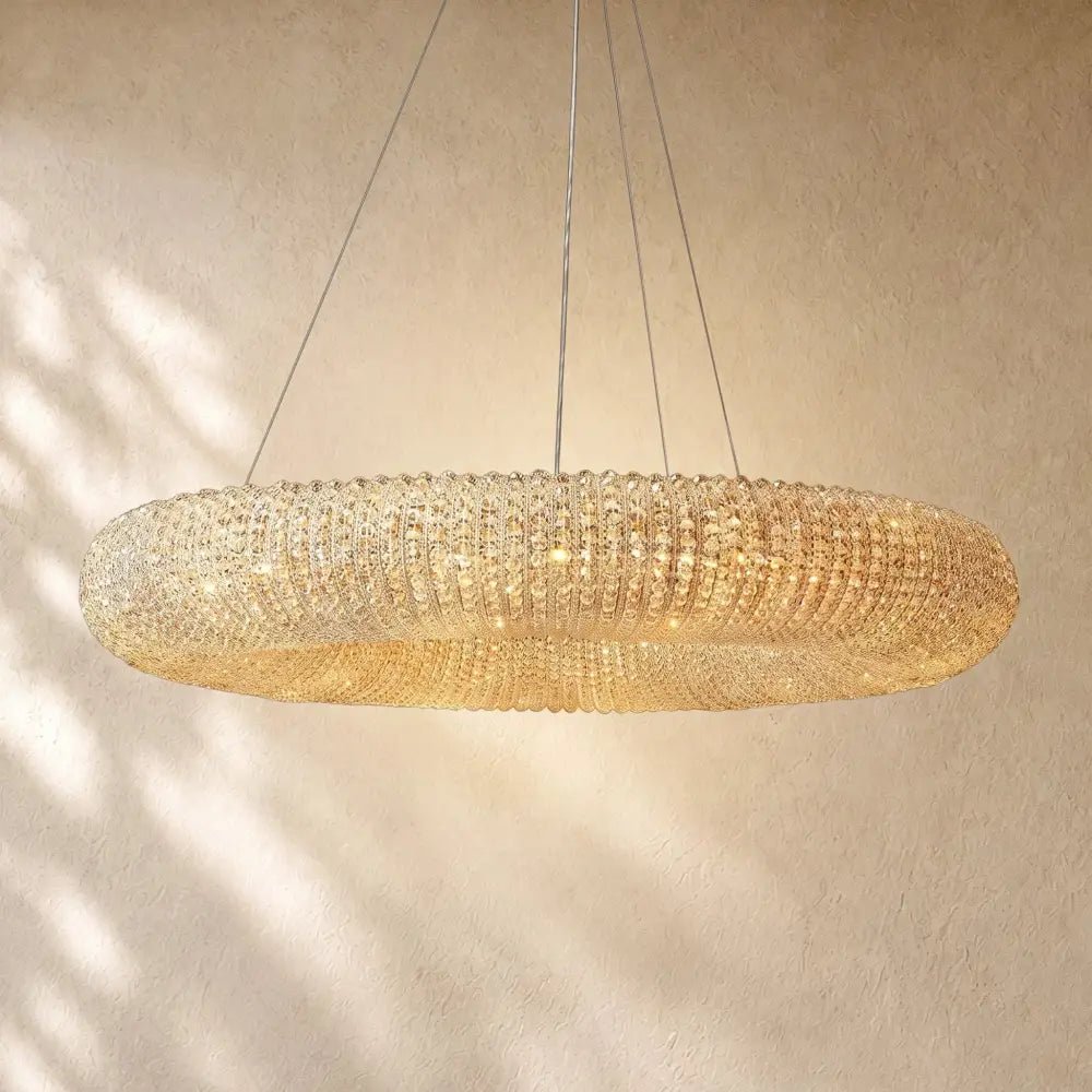 Halo Round Led Chandelier - Zelno