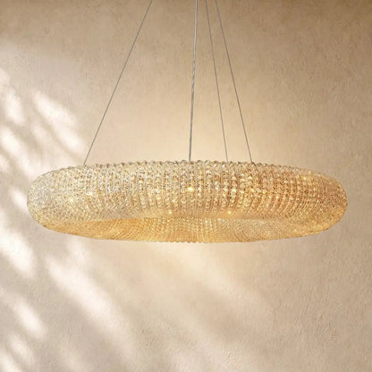 Halo Round Led Chandelier - Zelno