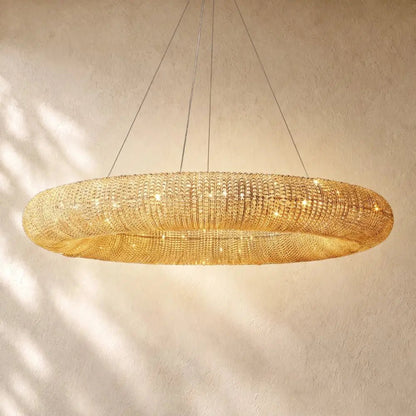 Halo Round Led Chandelier - Zelno