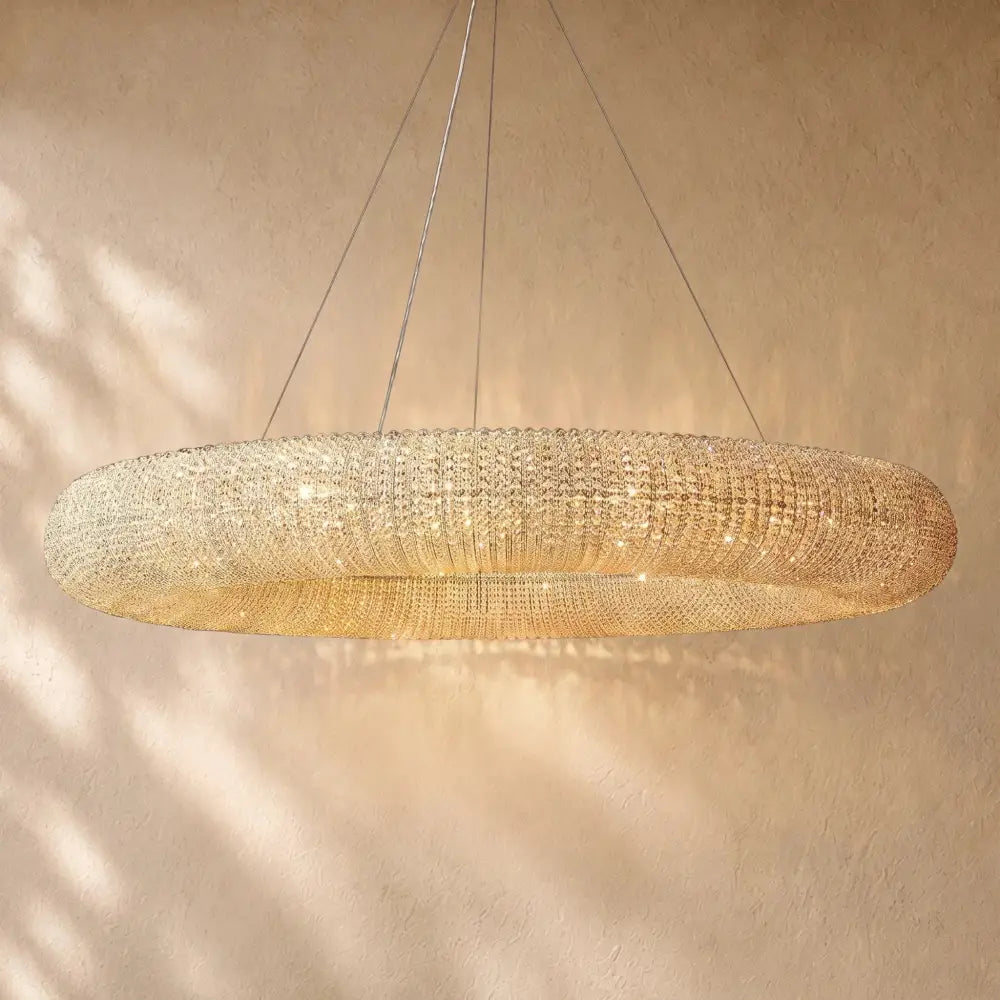 Halo Round Led Chandelier - Zelno