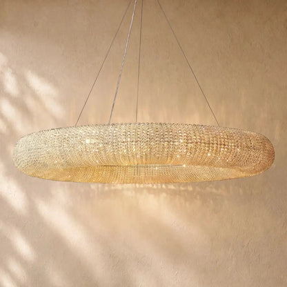 Halo Round Led Chandelier - Zelno