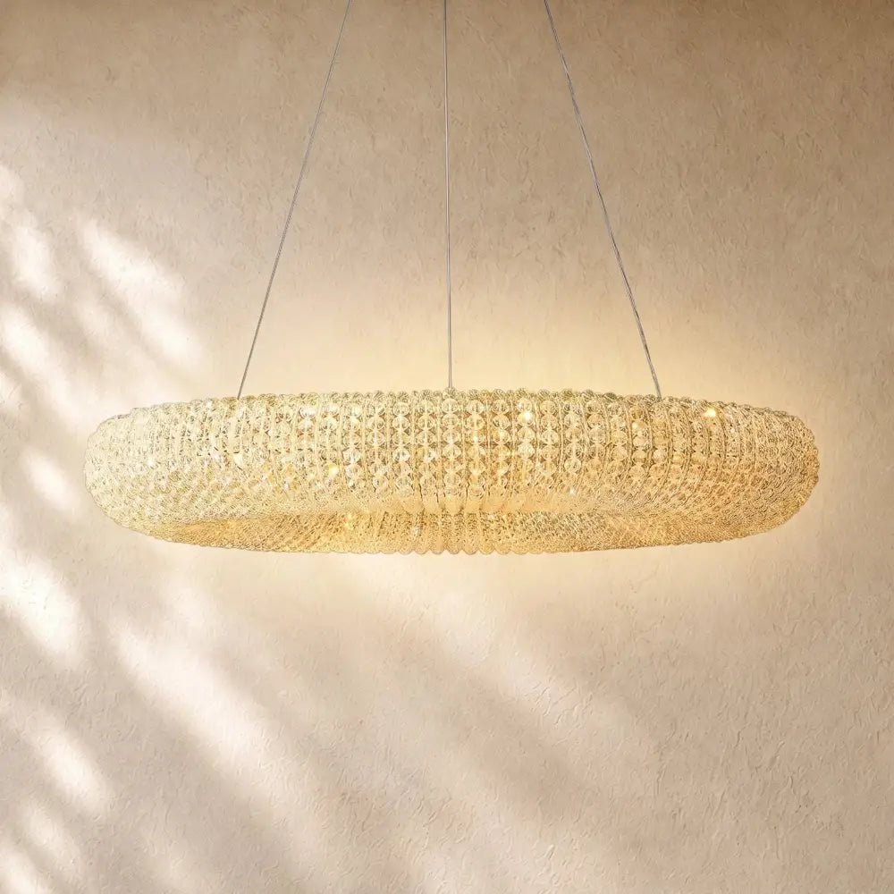 Halo Round Led Chandelier - Zelno