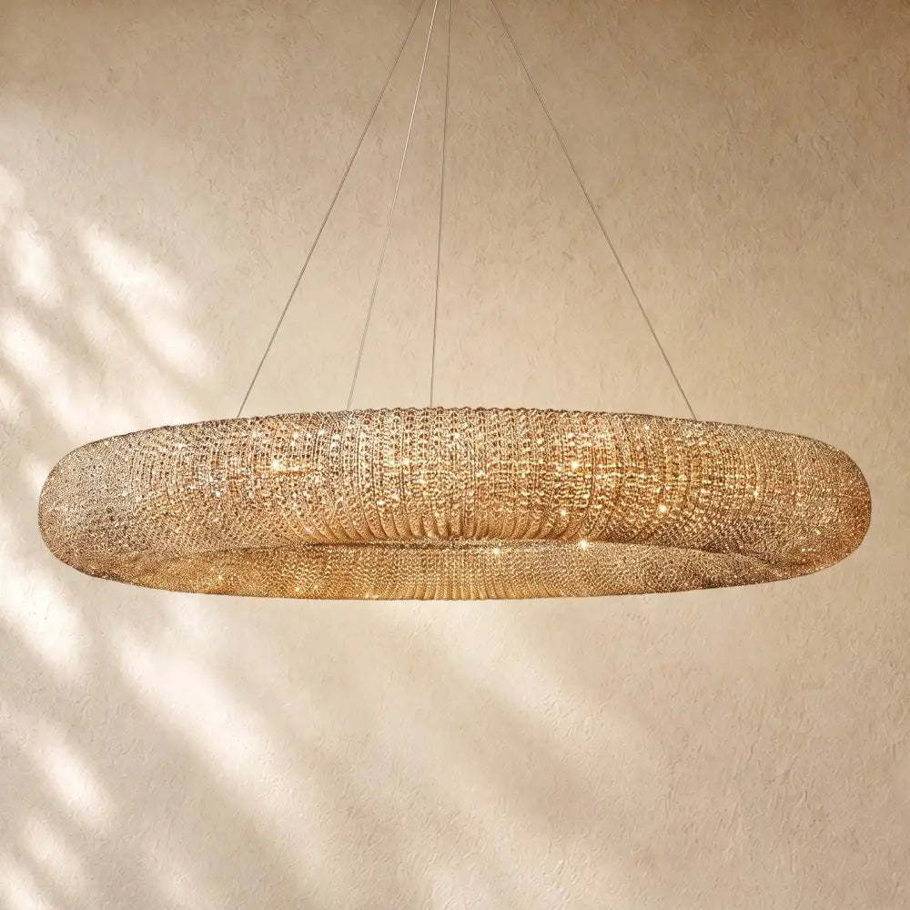 Halo Round Led Chandelier - Zelno