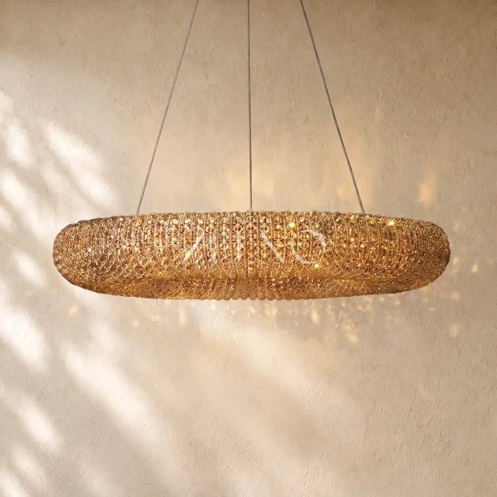 Halo Round Led Chandelier - Zelno