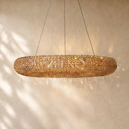 Halo Round Led Chandelier - Zelno