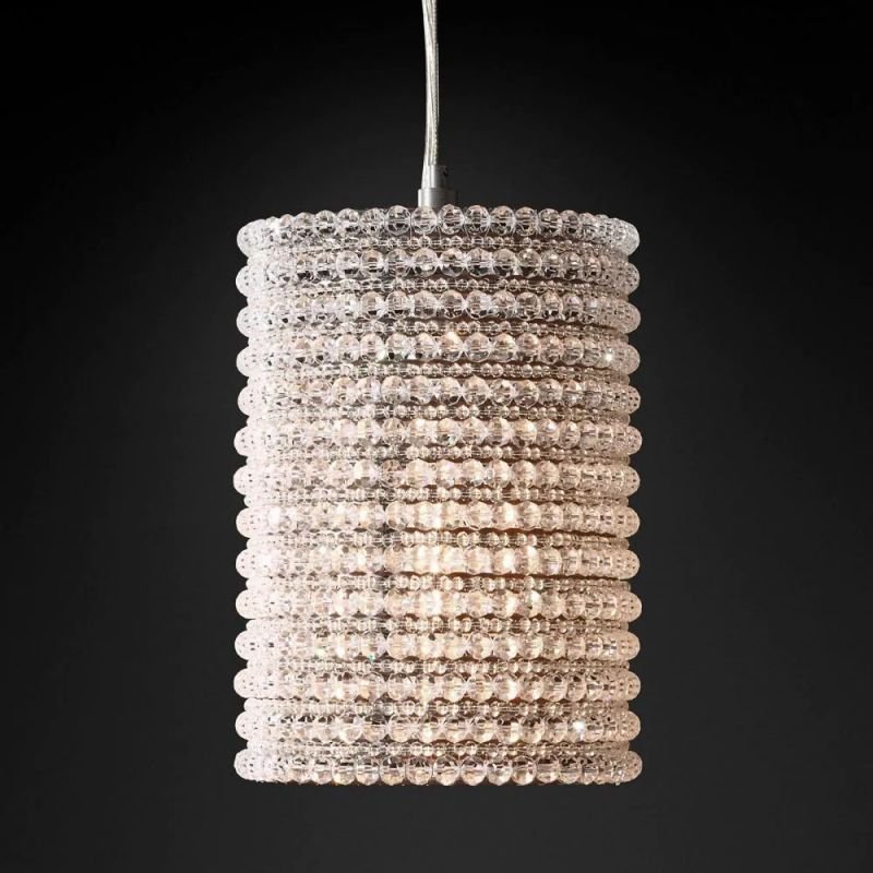 Halo Stranded Crystal Pendant Light - Zelno