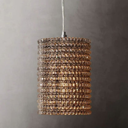 Halo Stranded Crystal Pendant Light - Zelno