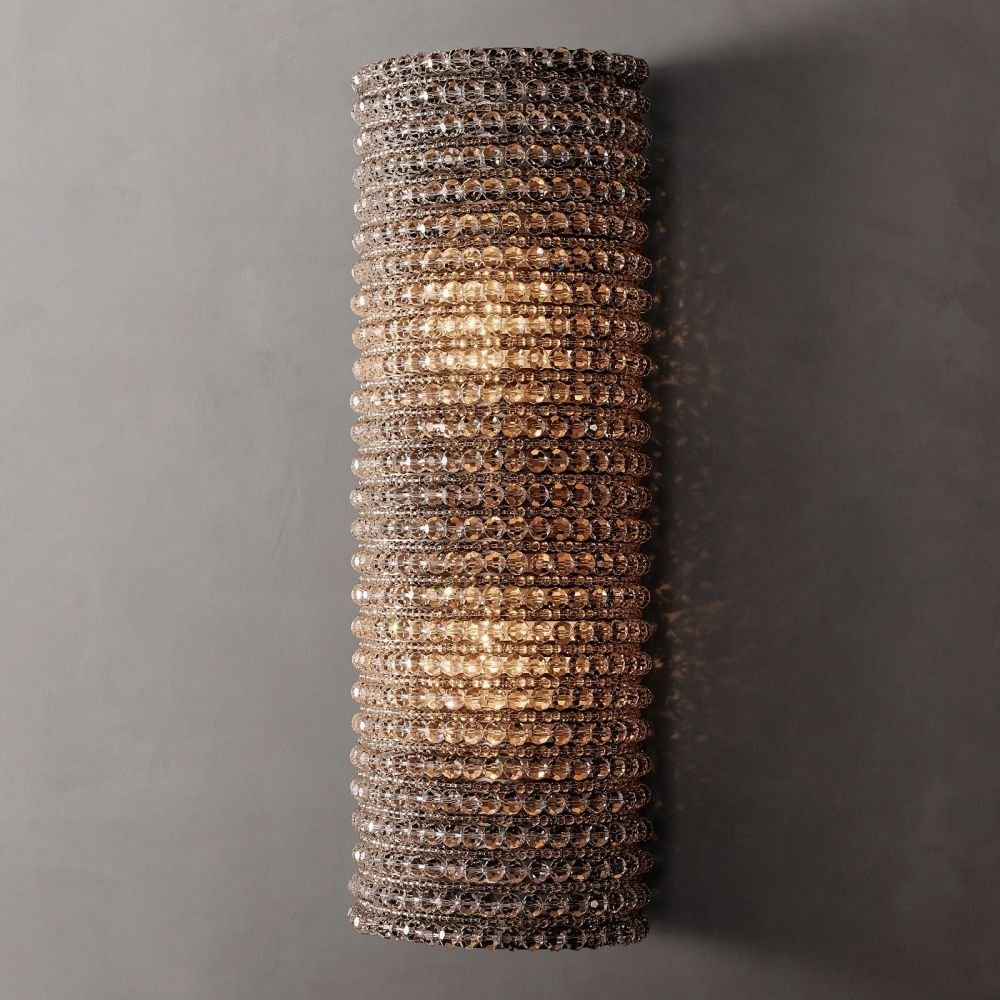 Halo Stranded Crystal Wall Sconce - Zelno