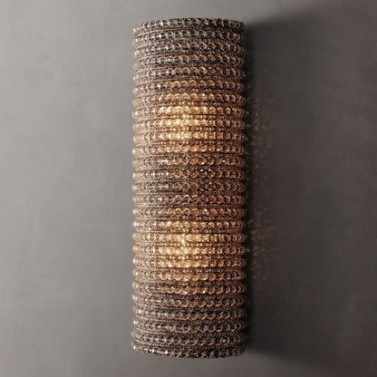Halo Stranded Crystal Wall Sconce - Zelno