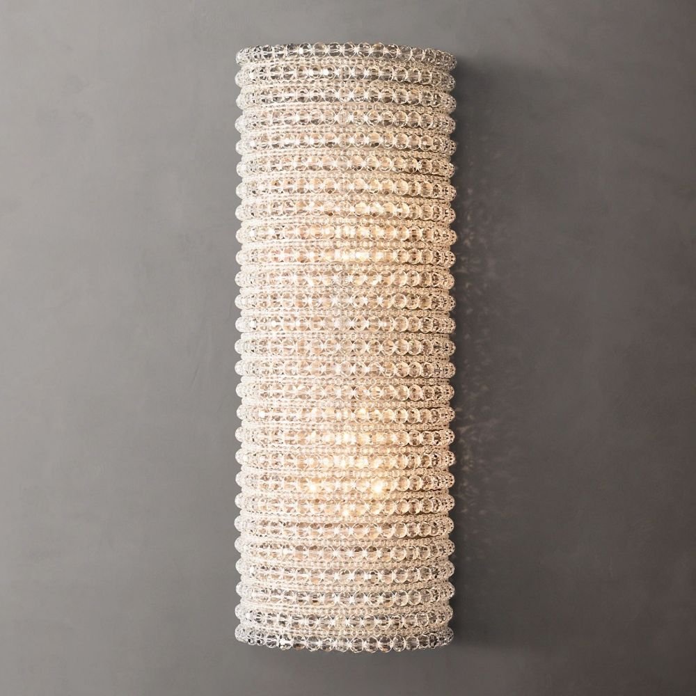 Halo Stranded Crystal Wall Sconce - Zelno