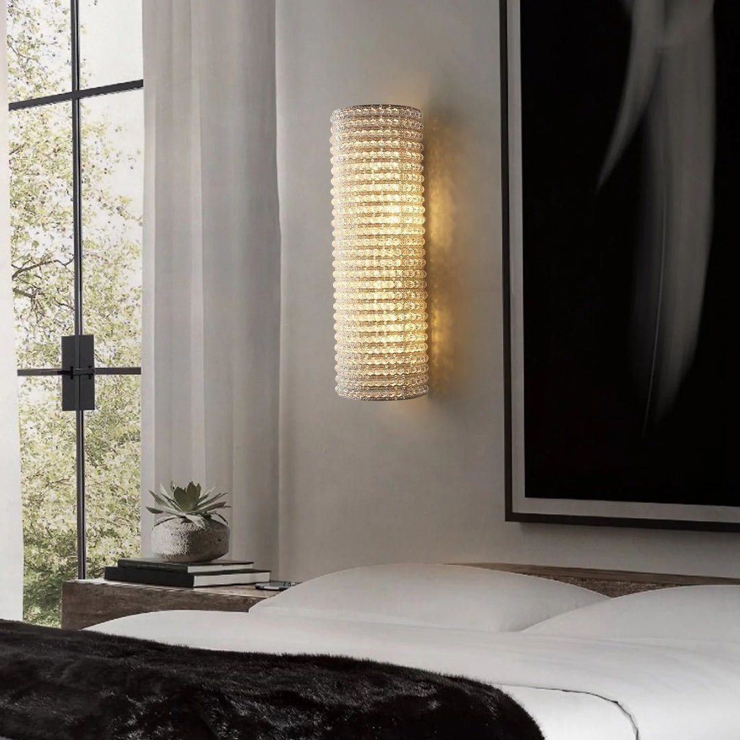 Halo Stranded Crystal Wall Sconce - Zelno