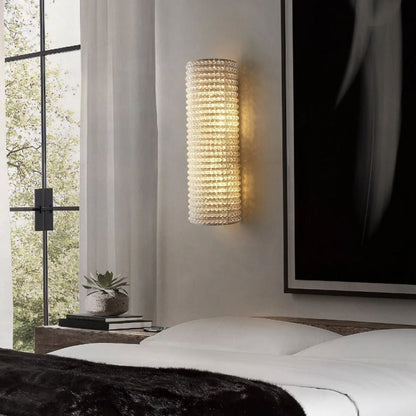 Halo Stranded Crystal Wall Sconce - Zelno