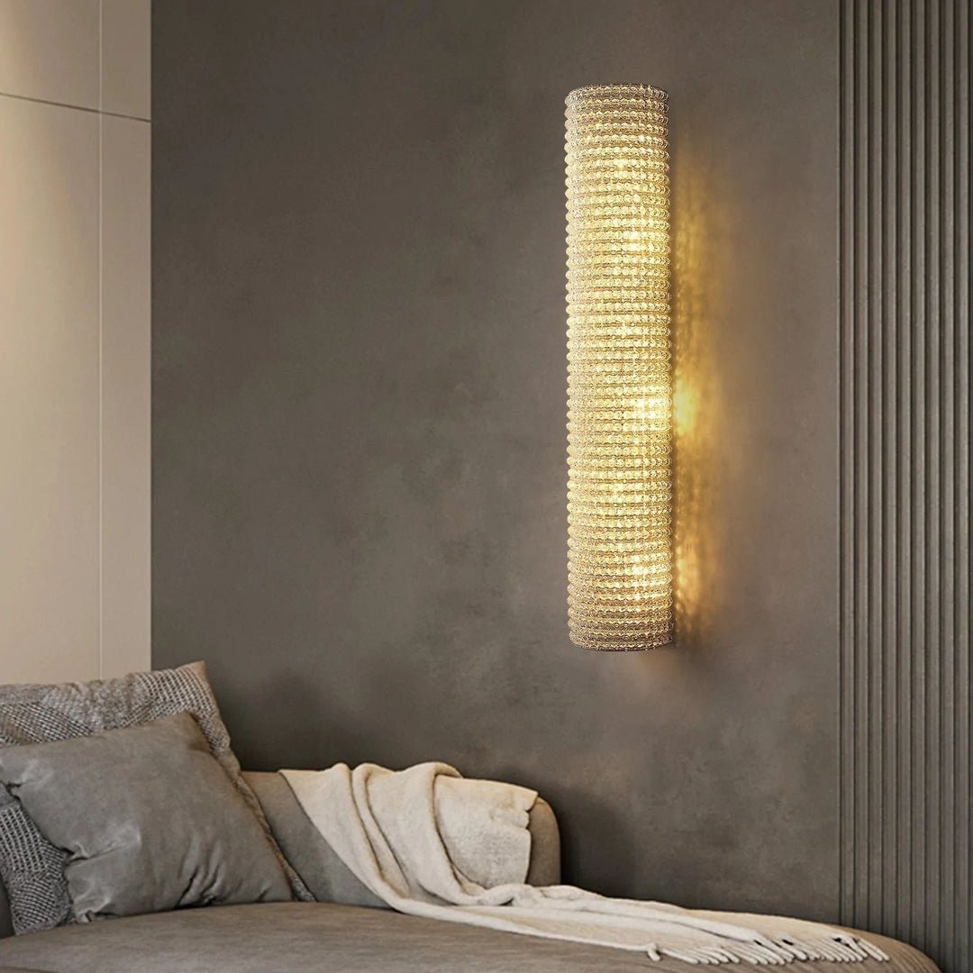 Halo Stranded Crystal Wall Sconce - Zelno