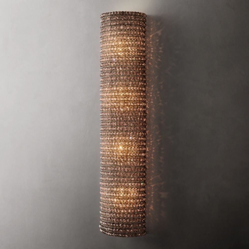 Halo Stranded Crystal Wall Sconce - Zelno