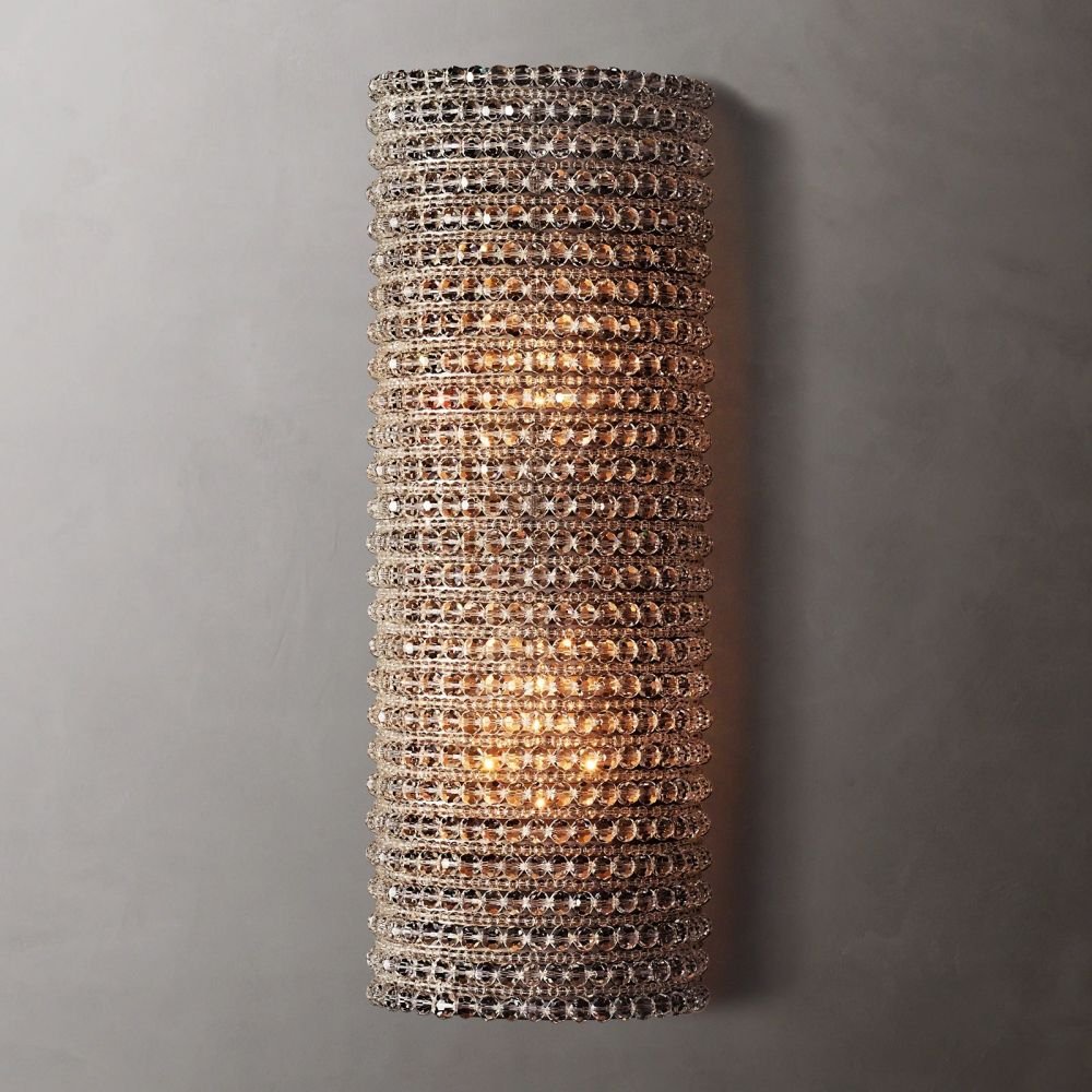 Halo Stranded Crystal Wall Sconce - Zelno