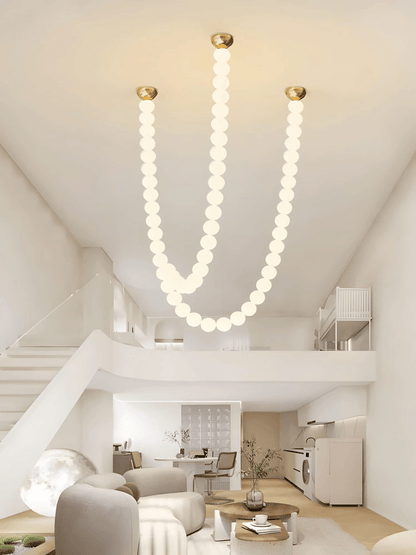 Halti Necklace Acrylic Chandelier - Zelno Lighting