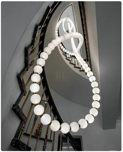 Halti Necklace Acrylic Chandelier - Zelno Lighting