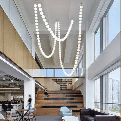 Halti Necklace Acrylic Chandelier - Zelno Lighting