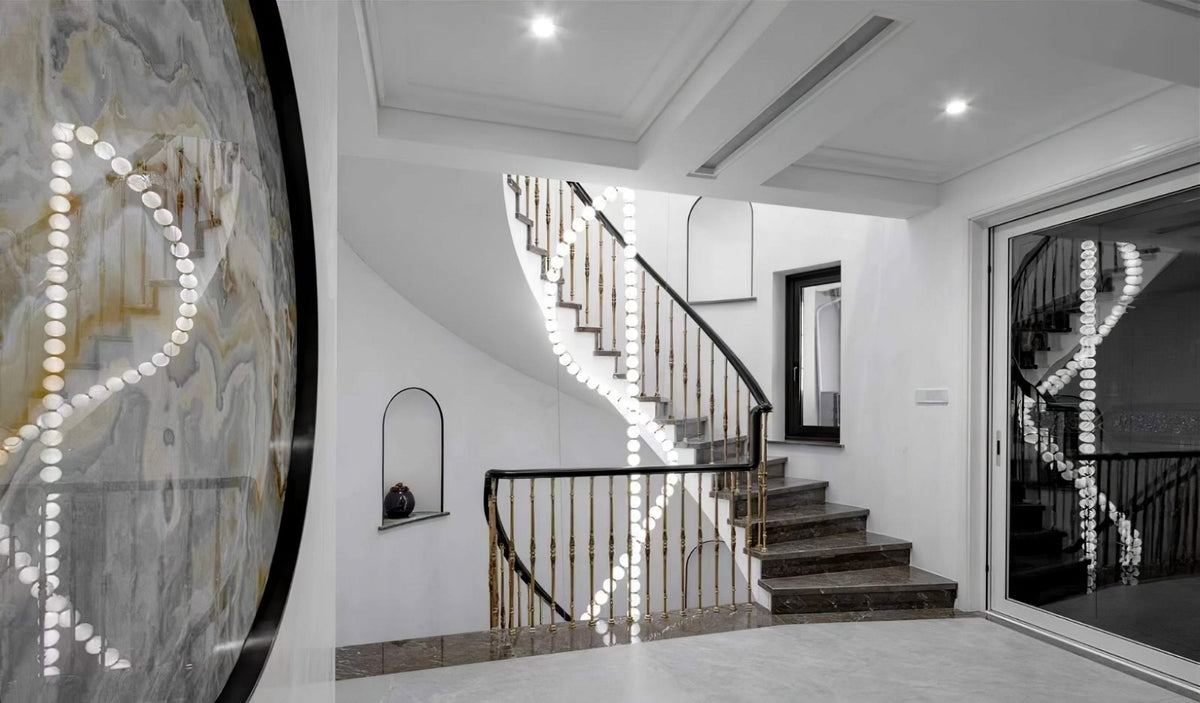 Halti Necklace Acrylic Chandelier - Zelno Lighting
