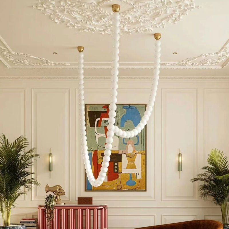 Halti Necklace Acrylic Chandelier - Zelno Lighting
