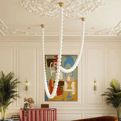 Halti Necklace Acrylic Chandelier - Zelno Lighting