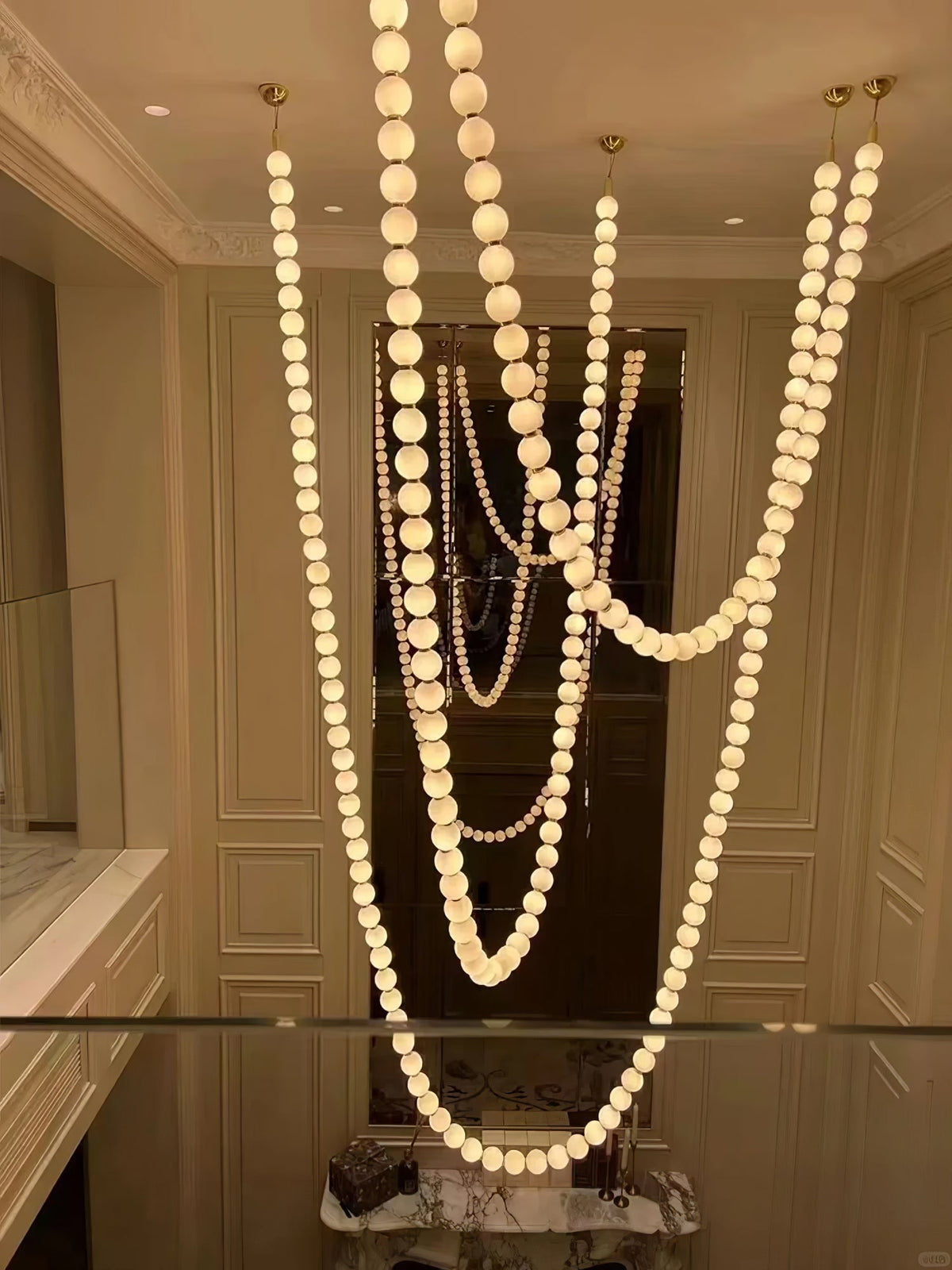 Halti Necklace Acrylic Chandelier - Zelno Lighting