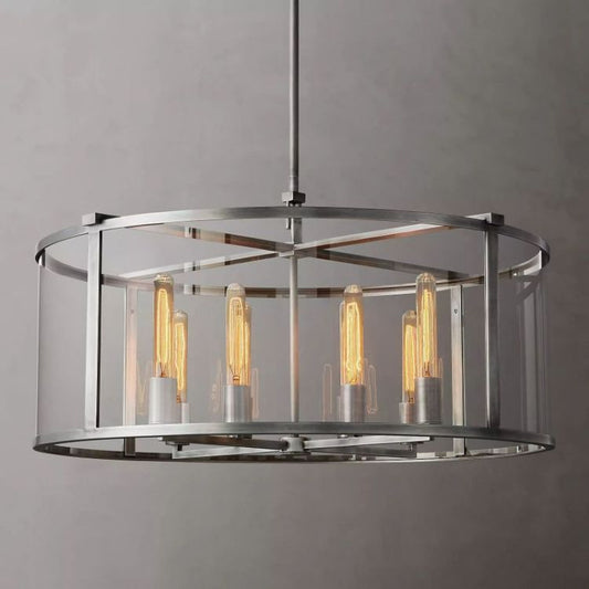 Hancry Vintage Round Chandelier 33" - Zelno