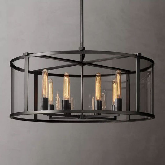 Hancry Vintage Round Chandelier 33" - Zelno