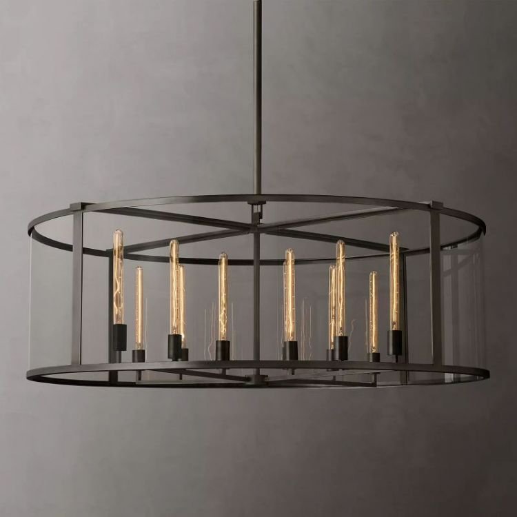 Hancry Vintage Round Chandelier 55" - Zelno