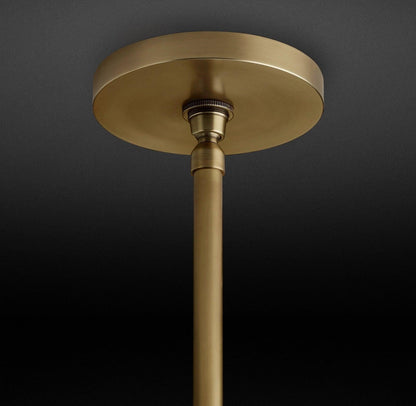 Hand Carved Alabaster Cylinder Pendent - Zelno Lighting