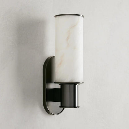 Harlin Wall Sconce in Alabaster - Zelno Lighting
