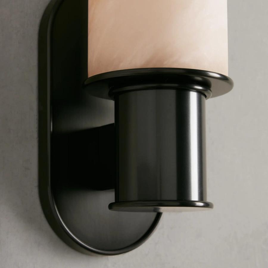 Harlin Wall Sconce in Alabaster - Zelno Lighting