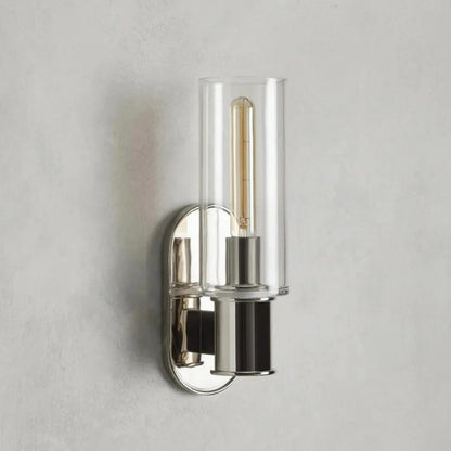 Harlin Wall Sconce in Clear - Zelno Lighting