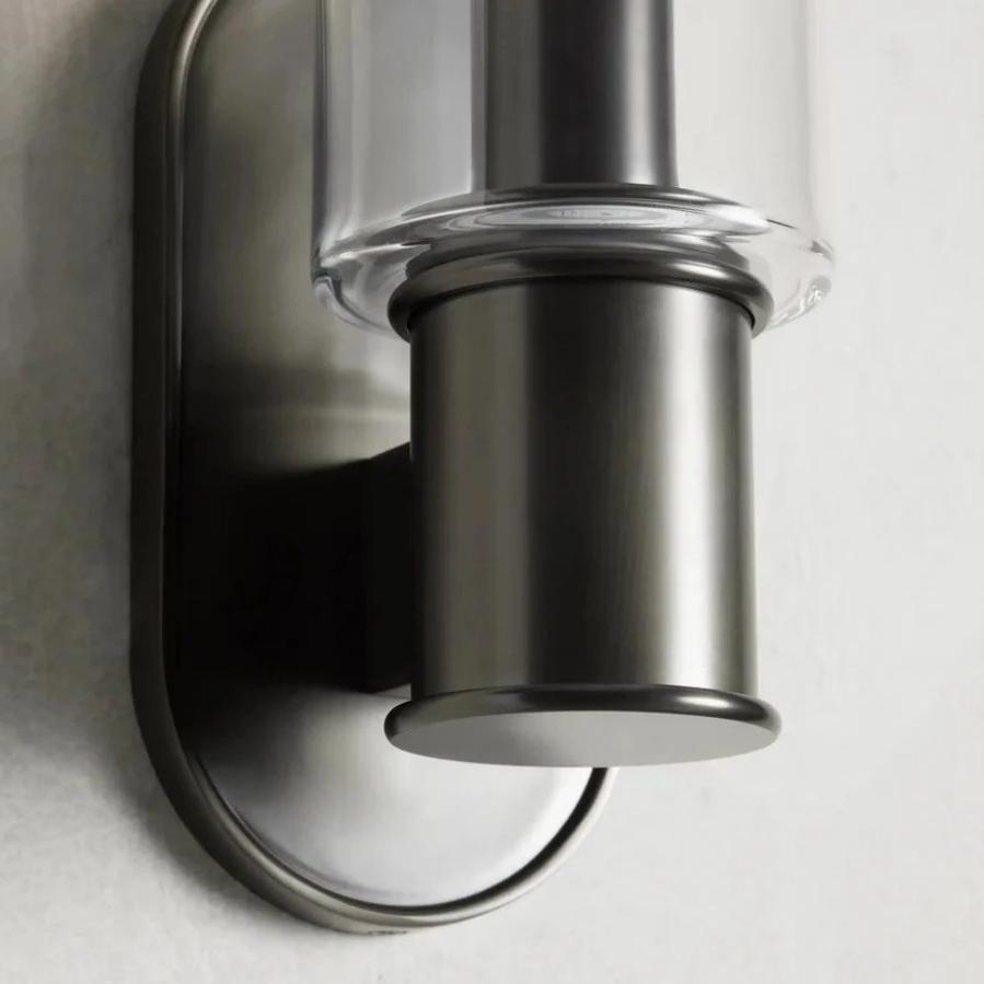 Harlin Wall Sconce in Clear - Zelno Lighting