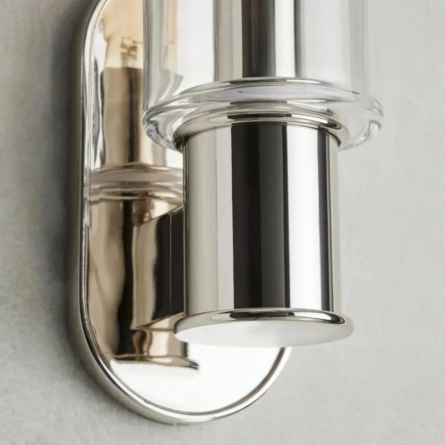 Harlin Wall Sconce in Clear - Zelno Lighting