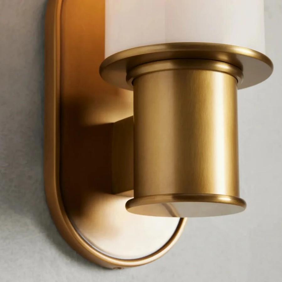 Harlin Wall Sconce in Milk - Zelno Lighting