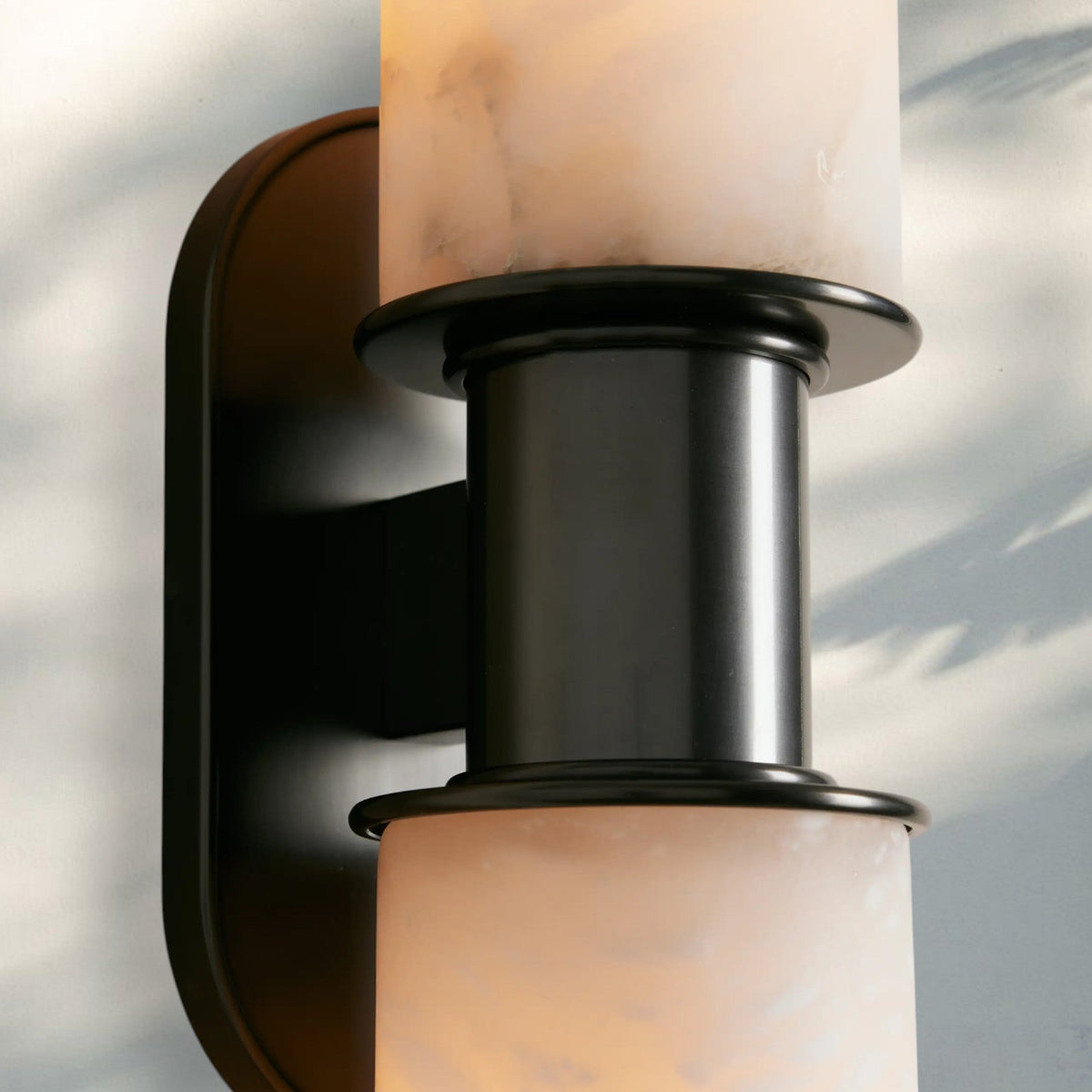 Harline Alabaster 2-Light Wall Sconce - Zelno Lighting