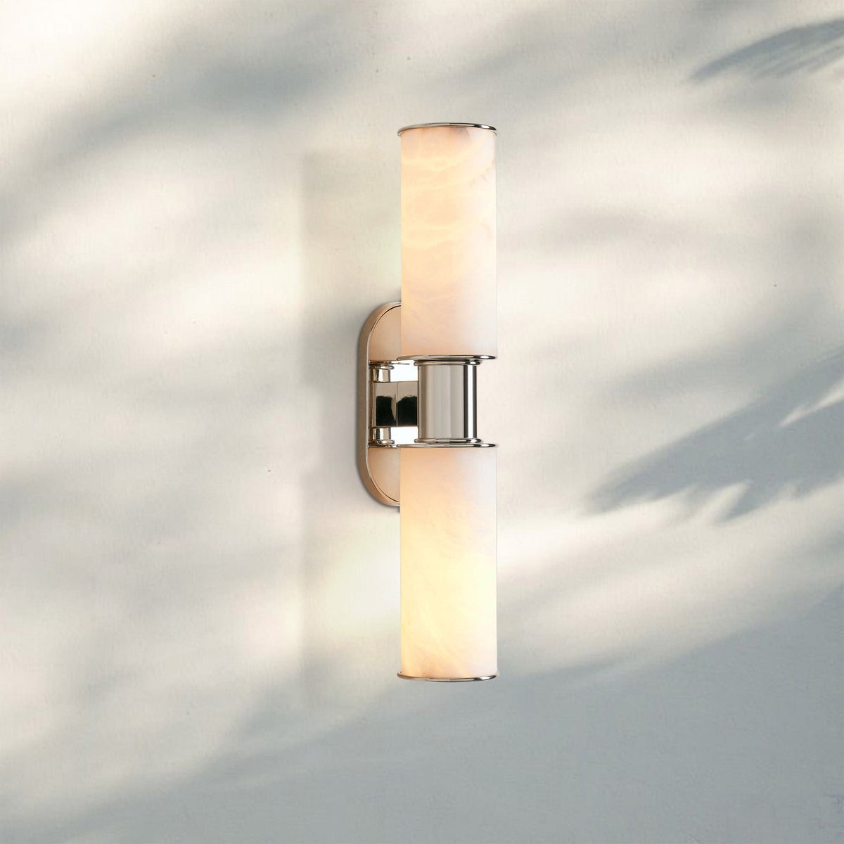 Harline Alabaster 2-Light Wall Sconce - Zelno Lighting