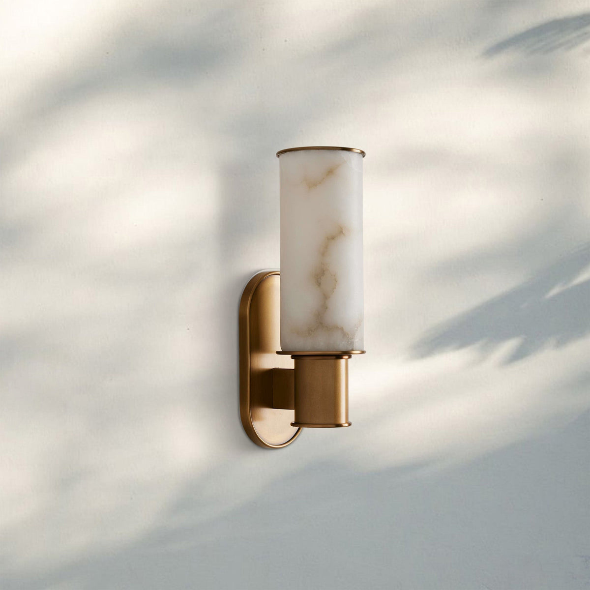 Harline Alabaster Wall Sconce - Zelno Lighting