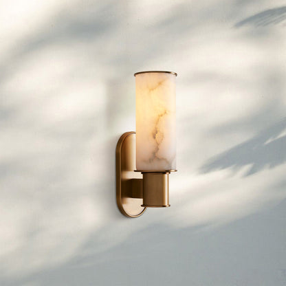 Harline Alabaster Wall Sconce - Zelno Lighting