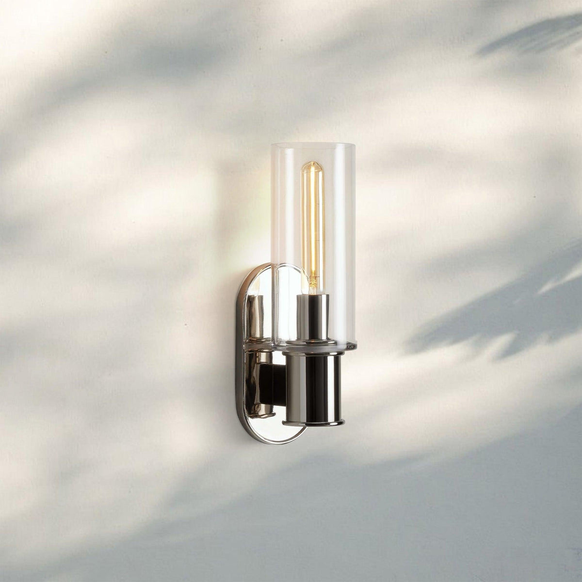 Harline Clear Glass Wall Sconce - Zelno Lighting