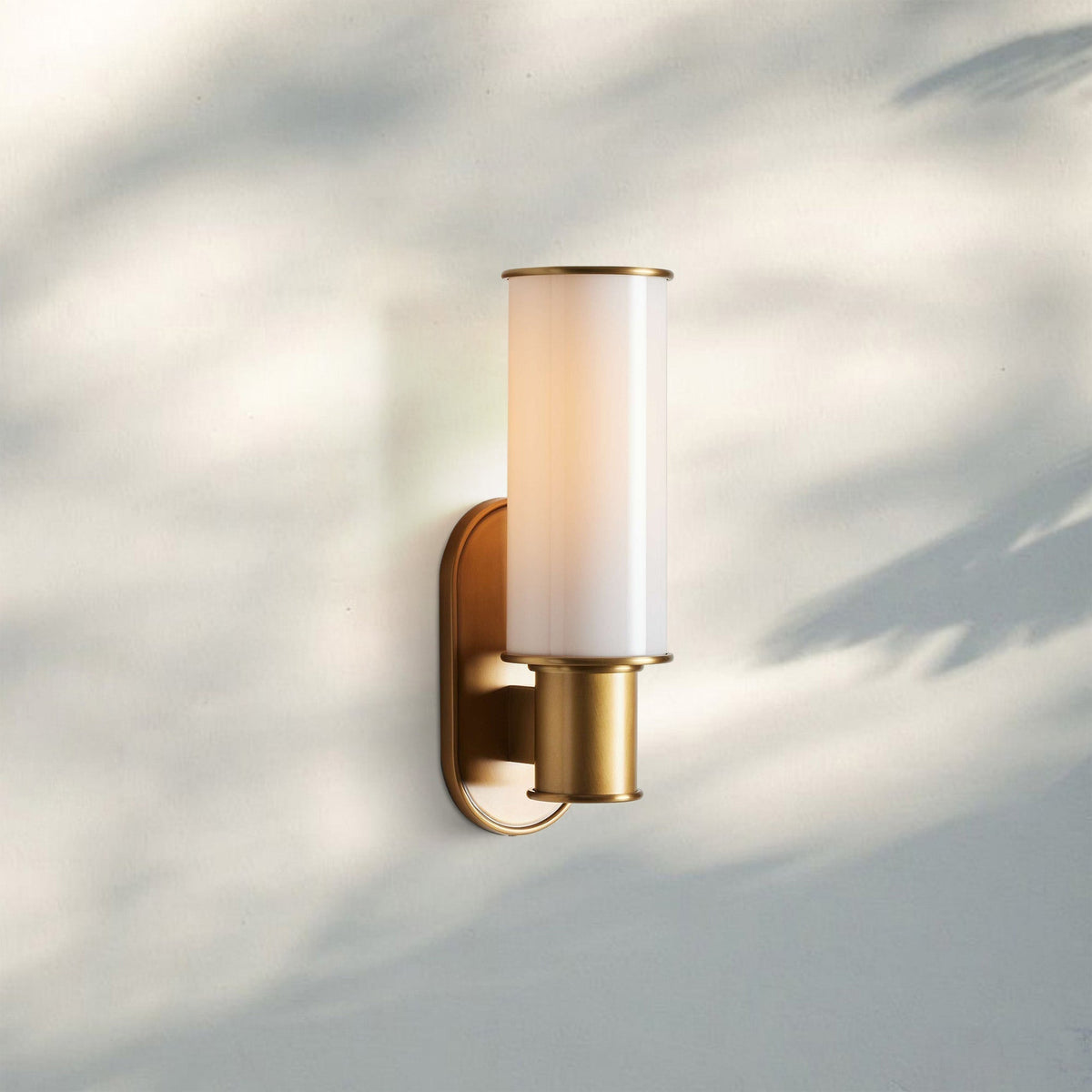 Harline Milk Glass Wall Sconce - Zelno Lighting