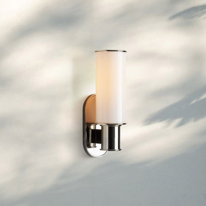 Harline Milk Glass Wall Sconce - Zelno Lighting